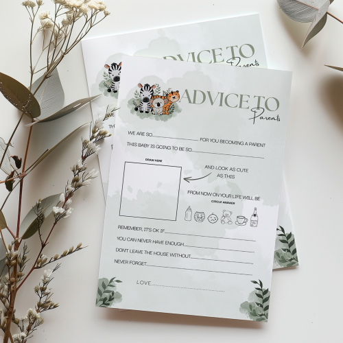 Safari Theme Baby Shower Games Collection - Image 2