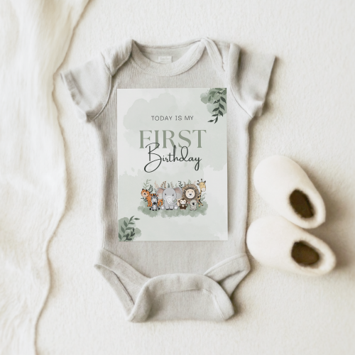 Safari Theme Baby Milestone Cards - Image 9