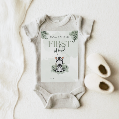 Safari Theme Baby Milestone Cards - Image 8