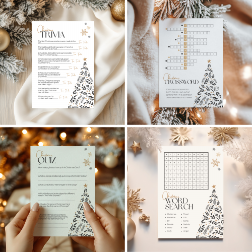 Christmas Games Card Bundle (x4 games) Gold