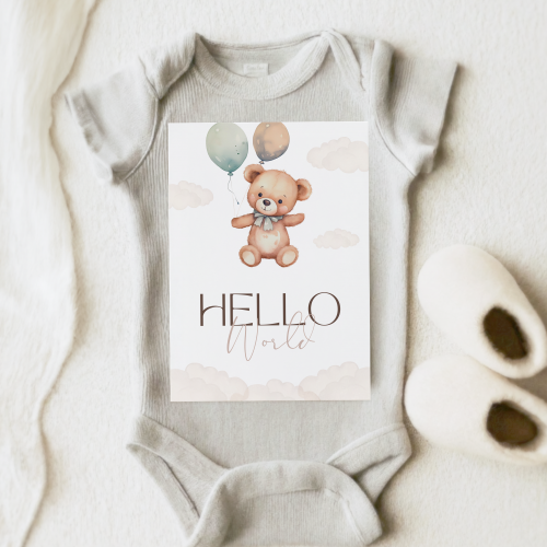 Teddy Bear Theme Baby Milestone Cards - Image 2