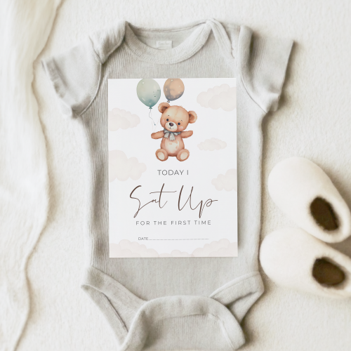 Teddy Bear Theme Baby Milestone Cards - Image 10